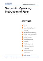 Operating Instruction of Panel SHENZHEN RUIDA TECHNOLOGY (Page 37 / 99) RDC6585PC Control System User Manual V1.0